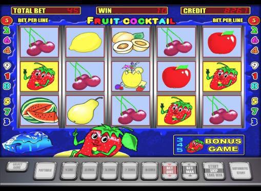 Игровые автоматы играть на деньги - Fruit Cocktail