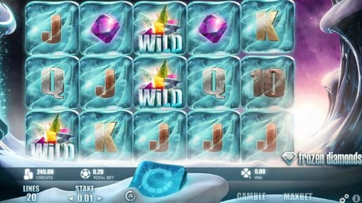 Онлайн игровые автоматы на реальные деньги - Frozen Diamonds